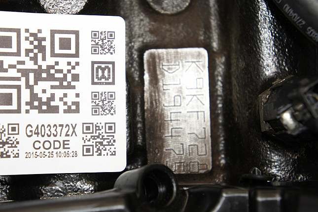 Номер двигателя и фотография площадки Nissan k9kh282