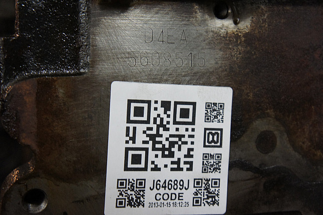 Номер двигателя и фотография площадки KIA D4EA