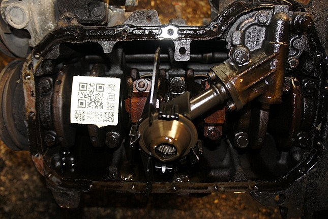 Фотография блока двигателя без поддона (коленвала) VW GU