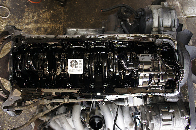 Фотография блока двигателя без поддона (коленвала) Mercedes OM 613.961