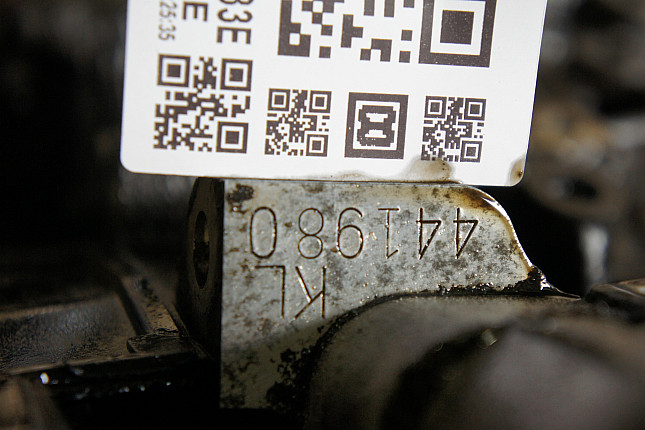 Номер двигателя и фотография площадки MAZDA KL 