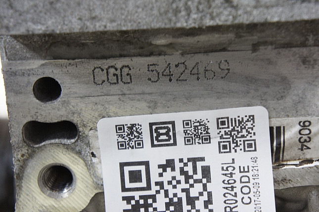 Номер двигателя и фотография площадки Skoda CGGB