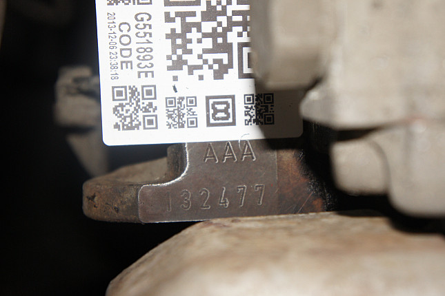 Номер двигателя и фотография площадки VW AAA