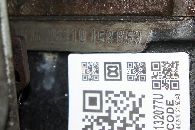 Номер двигателя и фотография площадки MERCEDES-BENZ OM 616