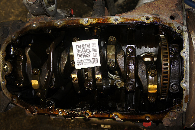 Фотография блока двигателя без поддона (коленвала) SAAB B204E