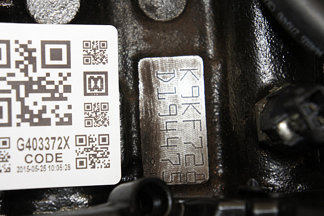 Номер двигателя и фотография площадки Nissan k9kh282