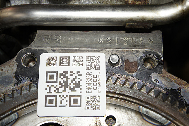 Номер двигателя и фотография площадки Toyota 5S-FE