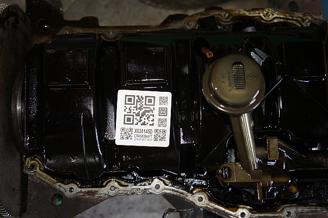 Фотография блока двигателя без поддона (коленвала) Renault K4M 720