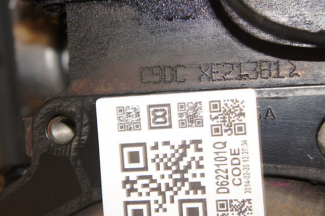 Номер двигателя и фотография площадки FORD C9DB