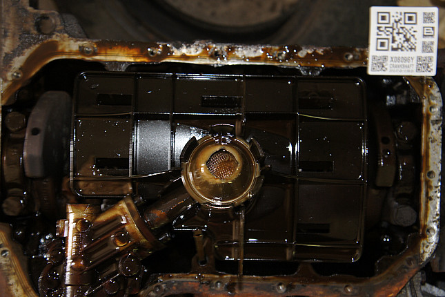 Фотография блока двигателя без поддона (коленвала) VW AEX