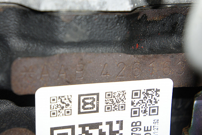 Номер двигателя и фотография площадки VW AAB