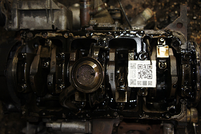 Фотография блока двигателя без поддона (коленвала) FORD RVA