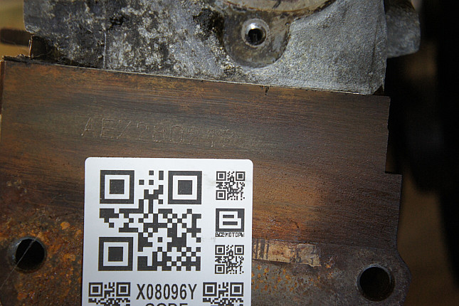 Номер двигателя и фотография площадки VW AEX