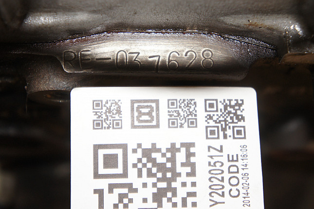 Номер двигателя и фотография площадки KIA RF
