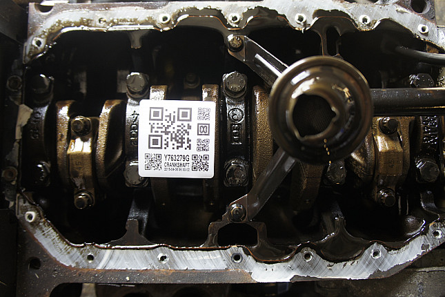 Фотография блока двигателя без поддона (коленвала) Skoda AEE