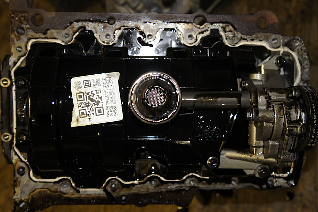 Фотография блока двигателя без поддона (коленвала) VW CFCA