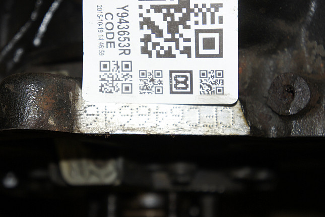 Номер двигателя и фотография площадки VW CFCA