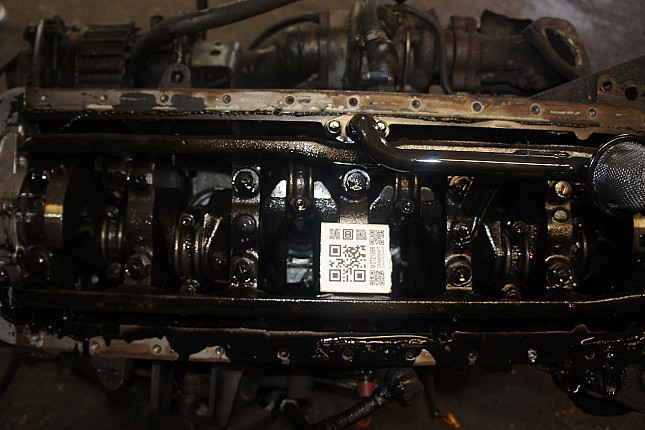 Фотография блока двигателя без поддона (коленвала) Nissan RD28T