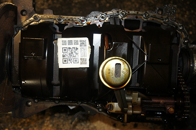 Фотография блока двигателя без поддона (коленвала) RENAULT K4MA 700