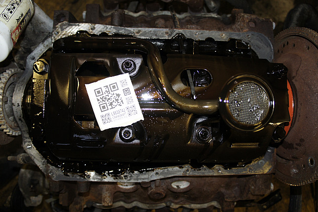 Фотография блока двигателя без поддона (коленвала) Ford A3