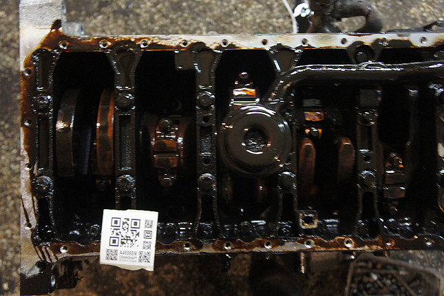 Фотография блока двигателя без поддона (коленвала) VOLVO B 6284 T