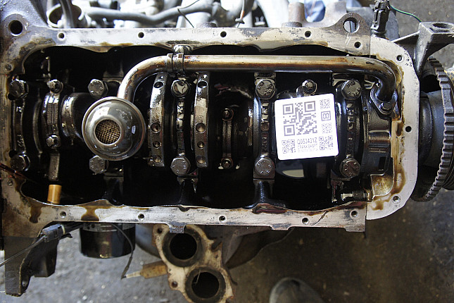 Фотография блока двигателя без поддона (коленвала) Opel X 14 XE