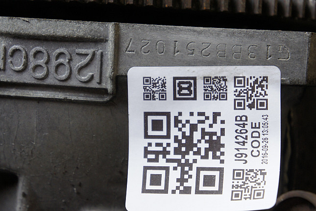 Номер двигателя и фотография площадки Suzuki G13BB