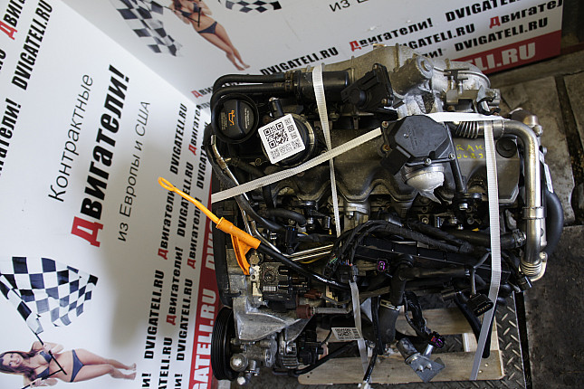 Фотография контрактного двигателя сверху VW BJM
