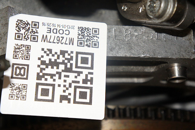 Номер двигателя и фотография площадки MAZDA L813