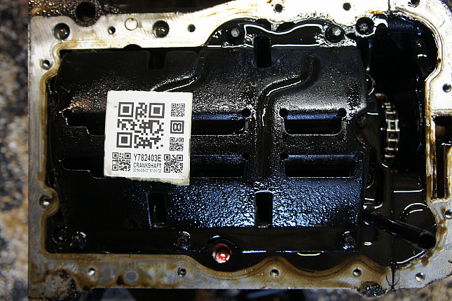 Фотография блока двигателя без поддона (коленвала) OPEL Z 10 XE