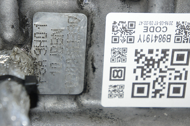 Номер двигателя и фотография площадки Citroen 9HZ (DV6TED4)