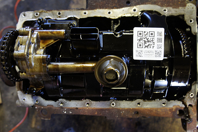 Фотография блока двигателя без поддона (коленвала) Skoda AGU