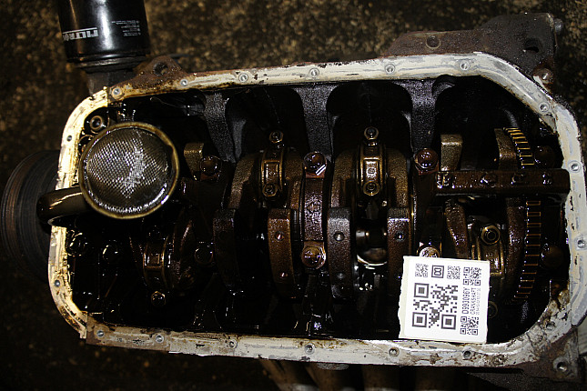 Фотография блока двигателя без поддона (коленвала) HYUNDAI G4GF