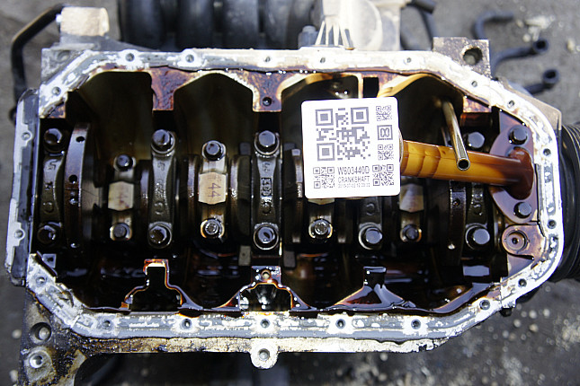 Фотография блока двигателя без поддона (коленвала) Skoda BXW