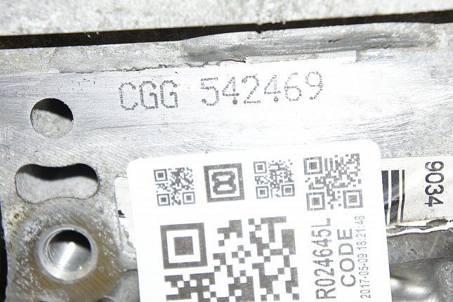 Номер двигателя и фотография площадки Skoda CGGB