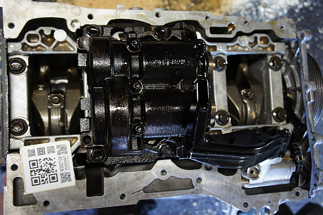 Фотография блока двигателя без поддона (коленвала) MAZDA L3-VDT 2.3 MZR DISI TURBO