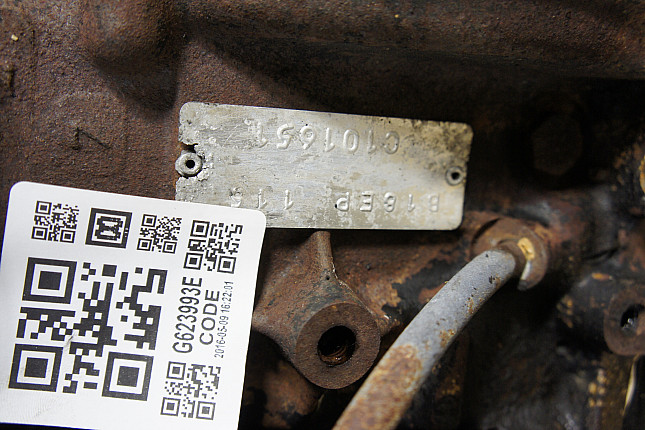Номер двигателя и фотография площадки Volvo B 18 KP