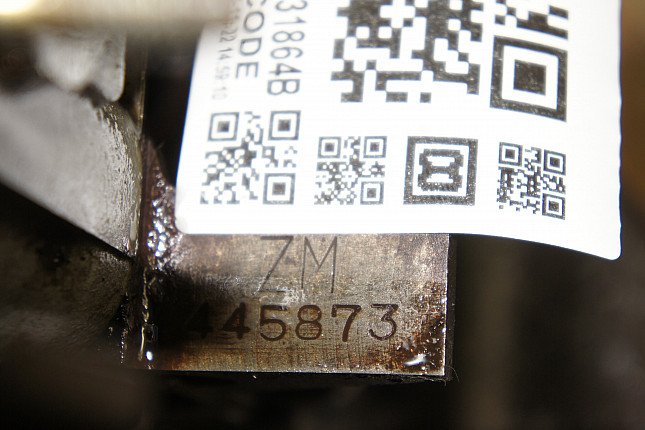 Номер двигателя и фотография площадки MAZDA ZM