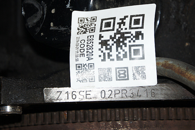 Номер двигателя и фотография площадки OPEL z16se