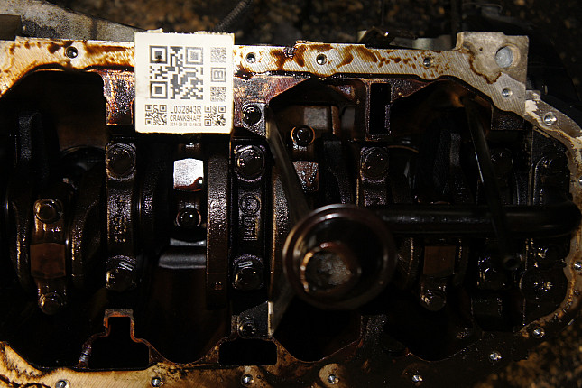 Фотография блока двигателя без поддона (коленвала) SKODA AUB