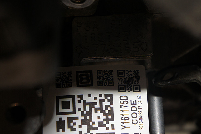 Номер двигателя и фотография площадки PEUGEOT 6FY (EW7A)