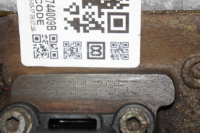 Номер двигателя и фотография площадки VW 2E