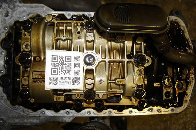 Фотография блока двигателя без поддона (коленвала) Peugeot 3FZ (EW12J4)