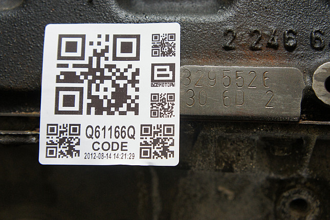 Номер двигателя и фотография площадки BMW 306D2