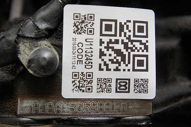 Номер двигателя и фотография площадки Ford HJBA
