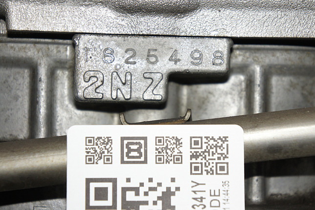 Номер двигателя и фотография площадки Toyota 2NZ-FE