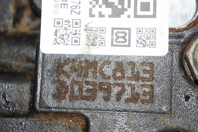 Номер двигателя и фотография площадки Renault K4M D 812