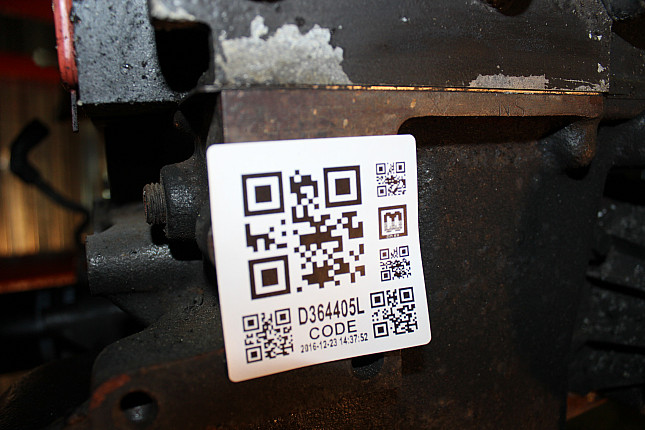 Номер двигателя и фотография площадки Ford NSG