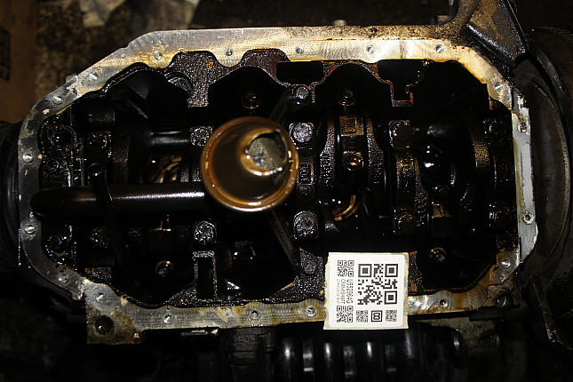 Фотография блока двигателя без поддона (коленвала) VW AXP