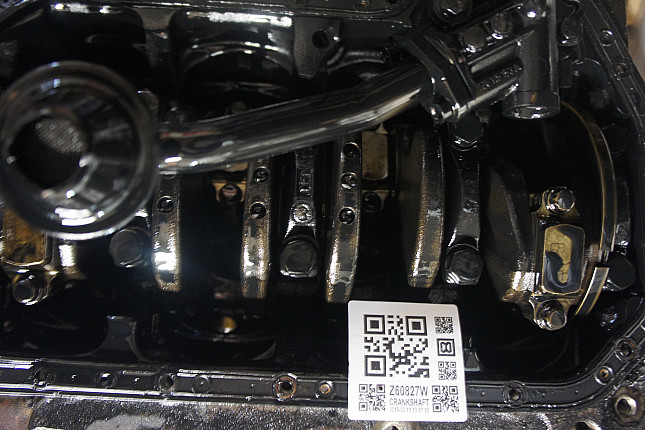 Фотография блока двигателя без поддона (коленвала) AUDI AFN